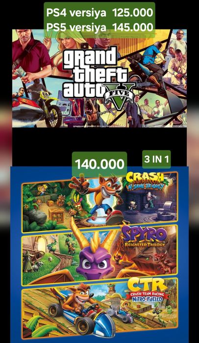 PlayStation 4 Playstation 5 uchu offline o'yin.