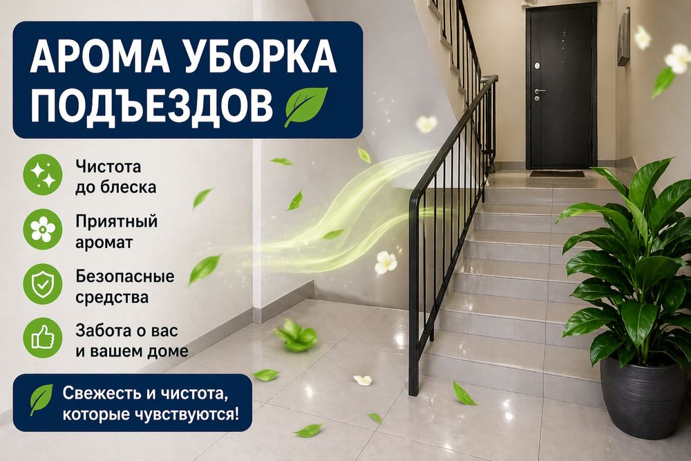 Арома уборка подъездов PRIME ecosystem