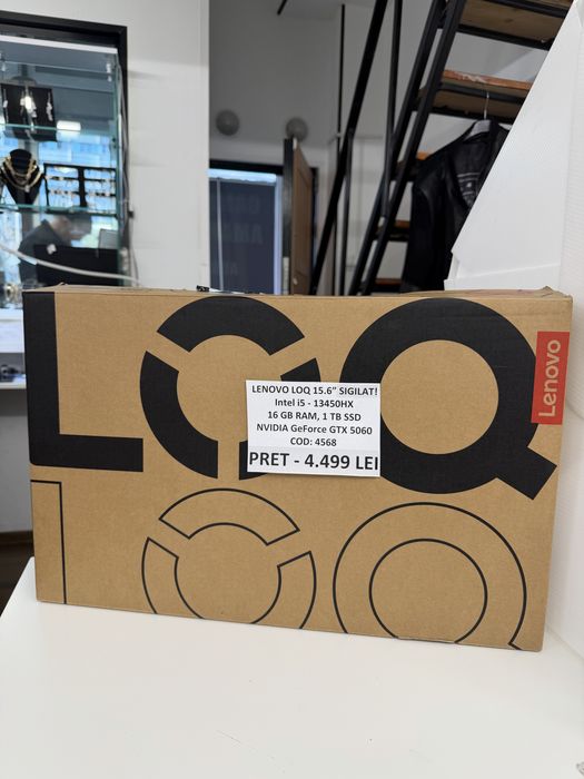Lenovo LOQ 15.6” SIGILAT! i5 gen 13 rtx 5060