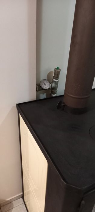 Печка/камина Прити с водна риза и фурна