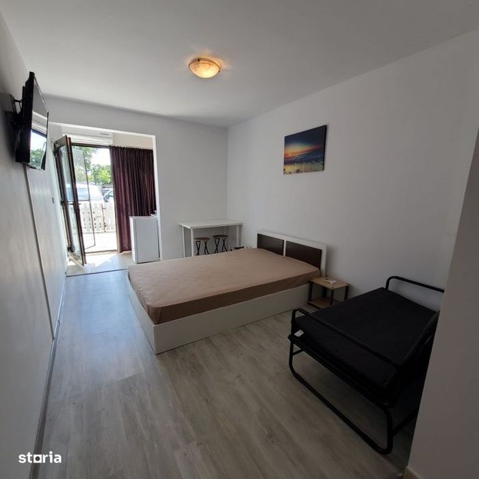 Studio modern cu terasa I Parcare I 250m de plaja – Comision 0%