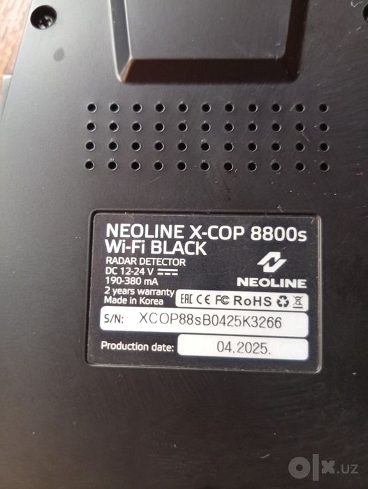 АНТИРАДАР NEOLINE X-COP 8800 S Wi-FiBLEK  Сотилади 2025 йил