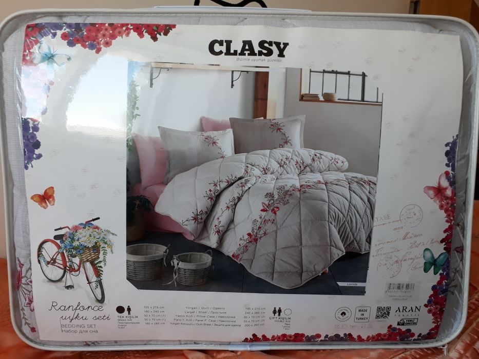 Турецкие одеяла, постельные комплекты, покрывало с наволочками