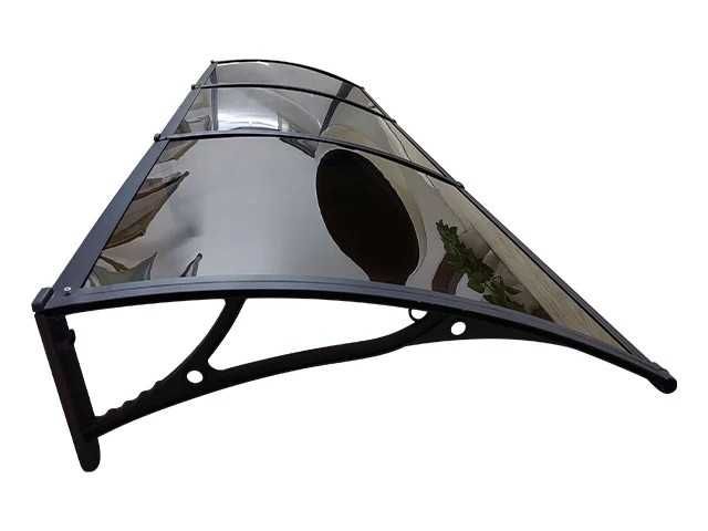 АЛУМИНИЕВ навес тента плътен плексиглас 240х150 см + други размери