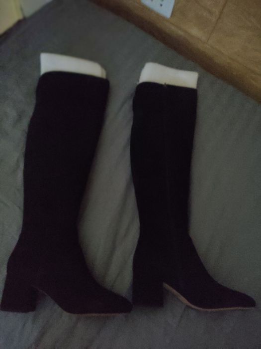 Sale!!! Ботфорты из натуральной замши