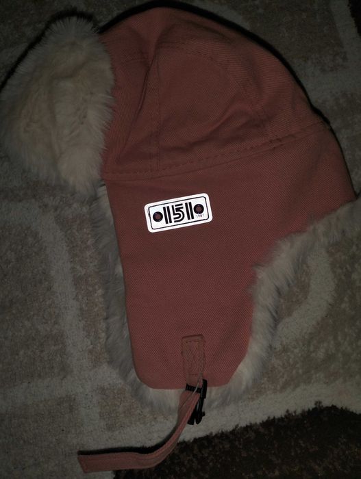 Ушанка лососевый цвет