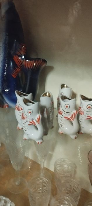 Рыбки фарфор.Полонский ЗХК.СССР.