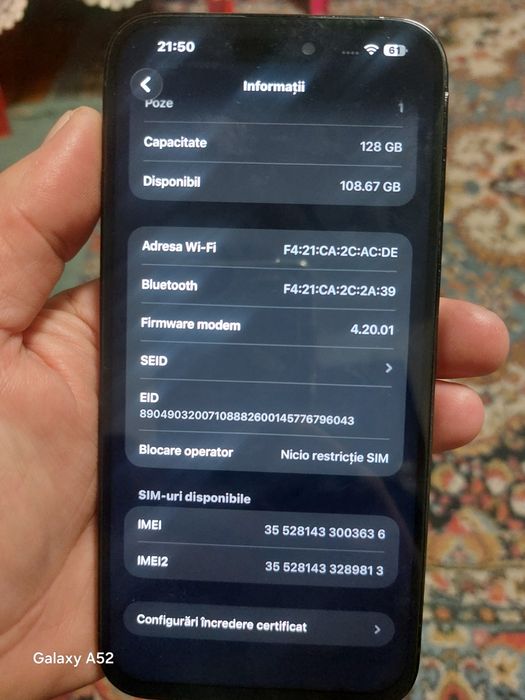 Iphone 14 Promax 128 gb baterie 87%