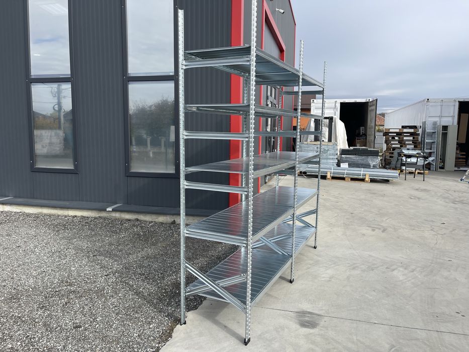 Rafturi METALSISTEM super 123 zincate ,Italia ,pt garaj,beci