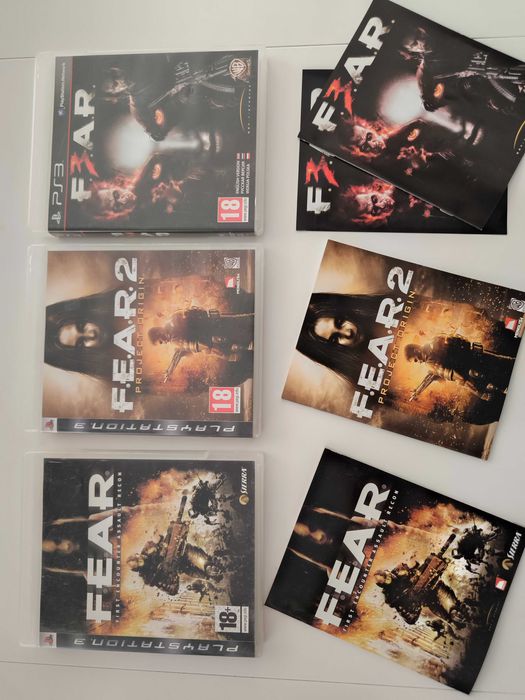 FEAR F.E.A.R 1/2/3 игра за PS3 Playstation 3