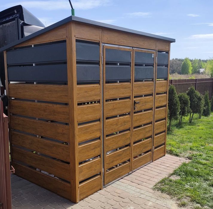 Copertină 3 m × 2 m din panouri • Orice culoare RAL