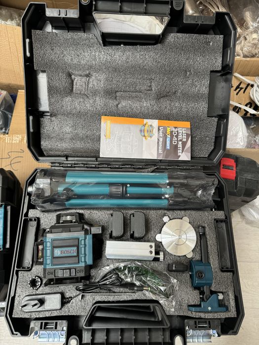 Лазерный уровень BOSCH MAKITA 4D