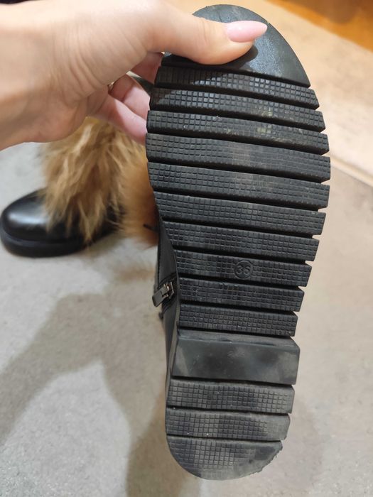 Дамски боти естествена кожа