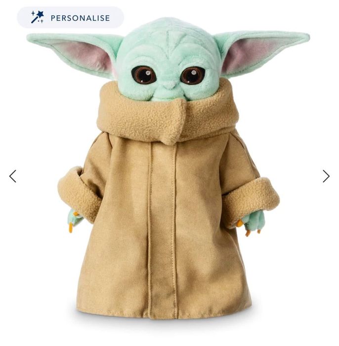 Оригинална Disney мека играчка бебе Йода, Star Wars , baby Joda