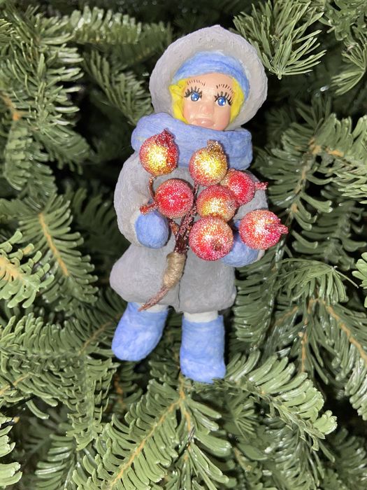 Ватные игрушки на елку