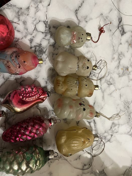 игрушки елочные ссср