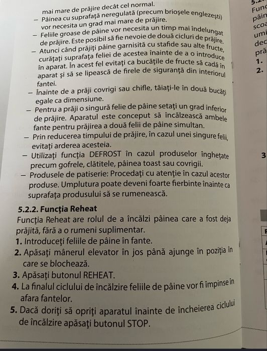 Prajitor pâine Zepter nou, in ambalaj