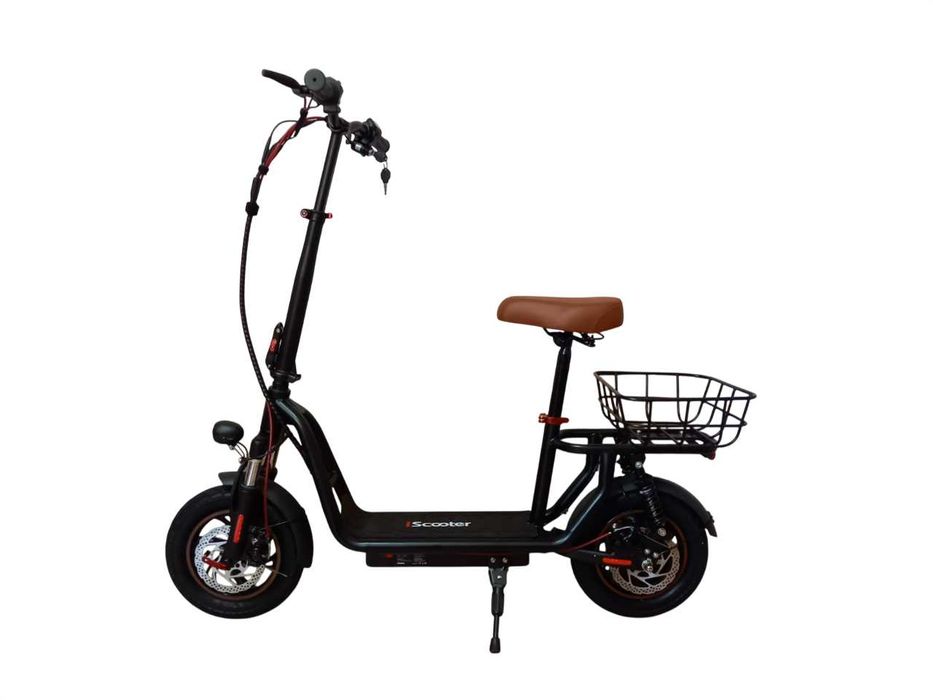 Електрически скутер/тротинетка със седалка iScooter i12 500W 7.5AH