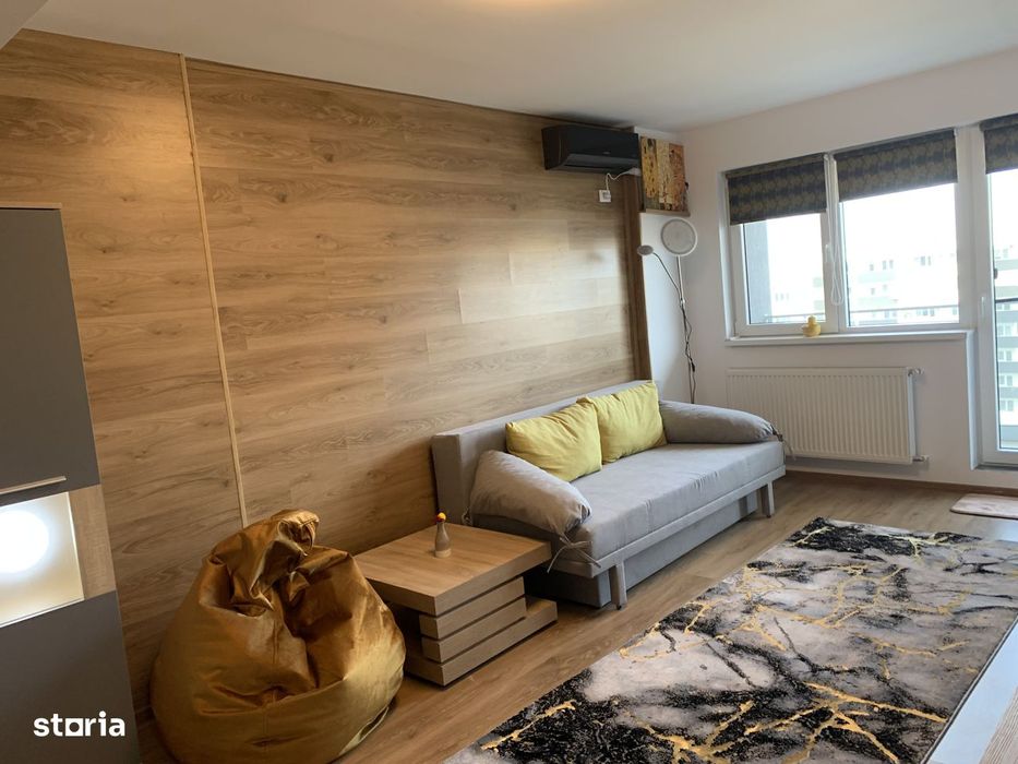 Garsoniera spatioasa de inchiriat, mobilata+utilata, metrou Berceni