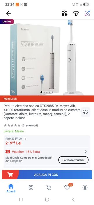 Periute electrice NOI Dr. Mayer