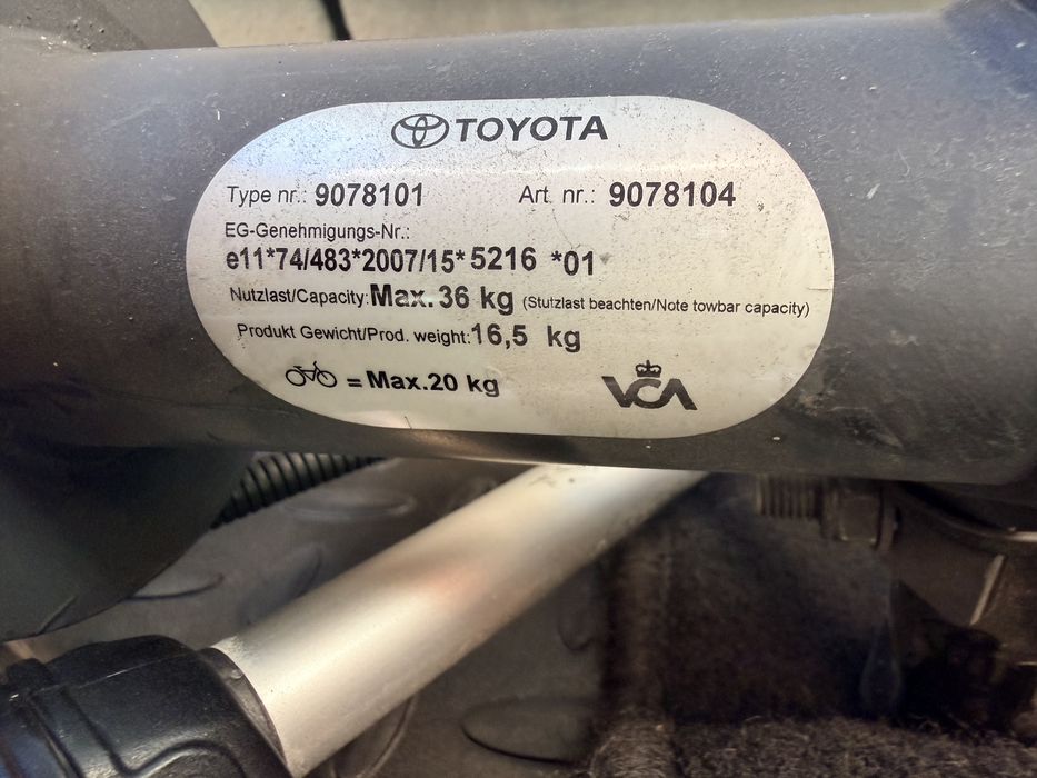 Багажник за велосипеди за Тойота