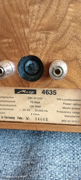 Boxe Metz 4635 vintage