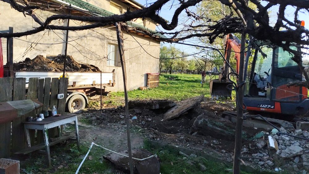 Lucrari cu Excavator