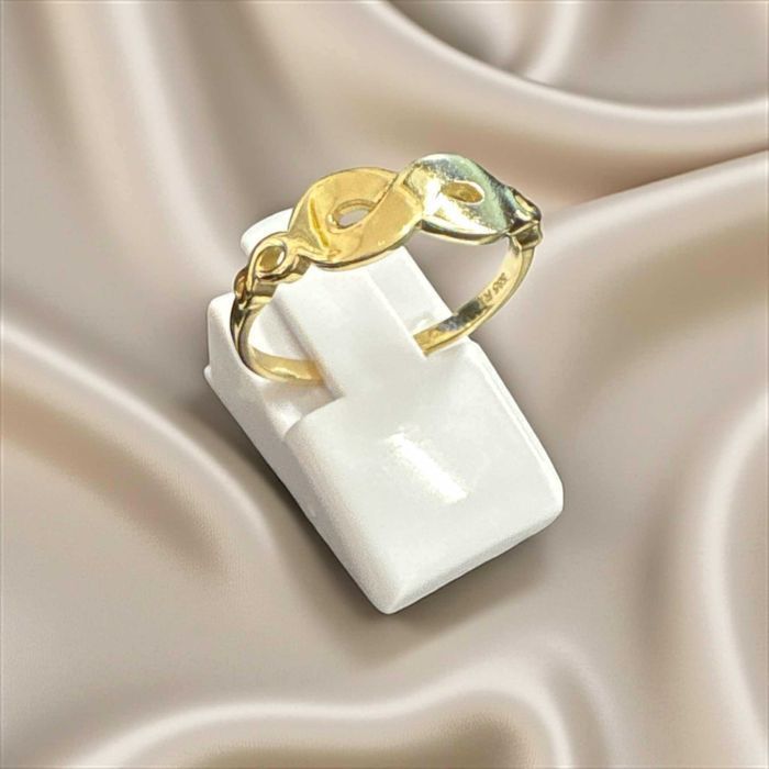 Inel  aur galben model infinit 14K bijuteriidinaur.ro