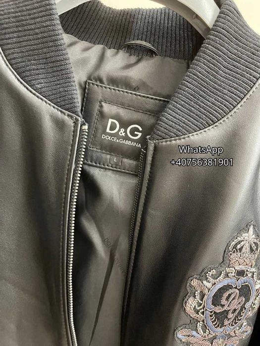 Dolce & Gabbana | Jachetă de piele complet nouă