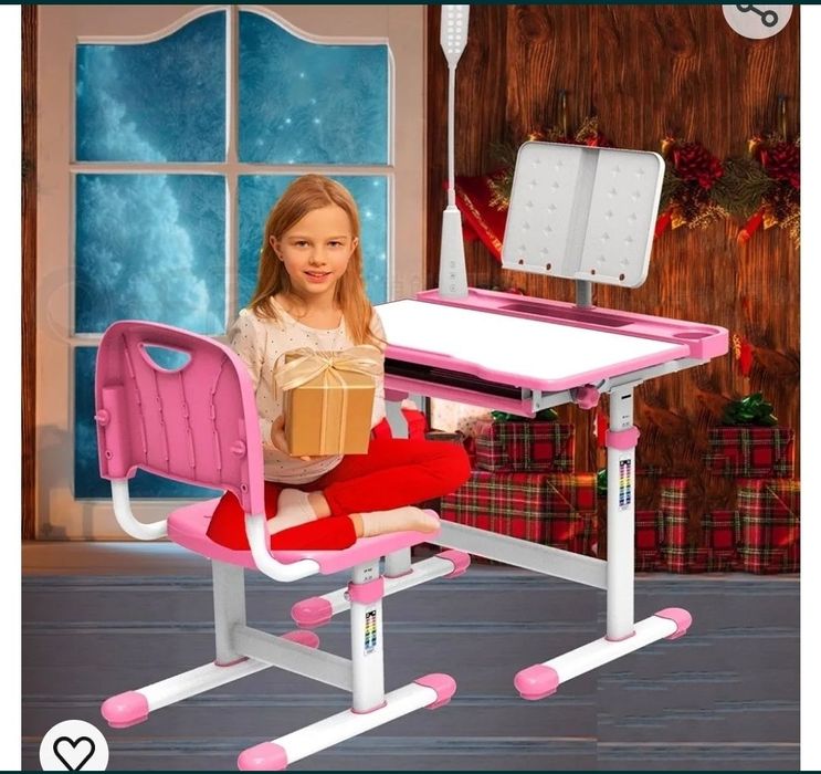 Birou scolar pentru copii studiu in cutie nou