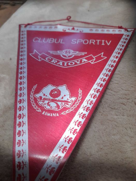 vand fanion fotbal Clubul Sportiv CFR Craiova