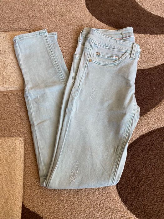 Дамски дънки зелени