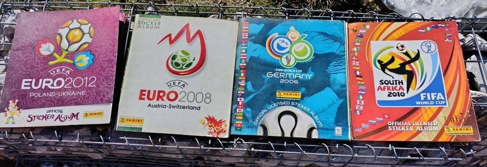 Ретро Колекция  Футболни Албума Panini (4 са 100% пълни!) + Стике