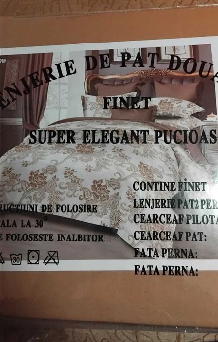 Lenjerie de pat 6 piese finet