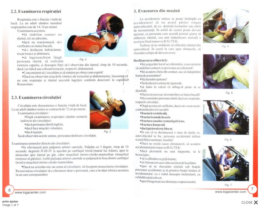 Carte de prim ajutor pentru conducatorii de autovehicule