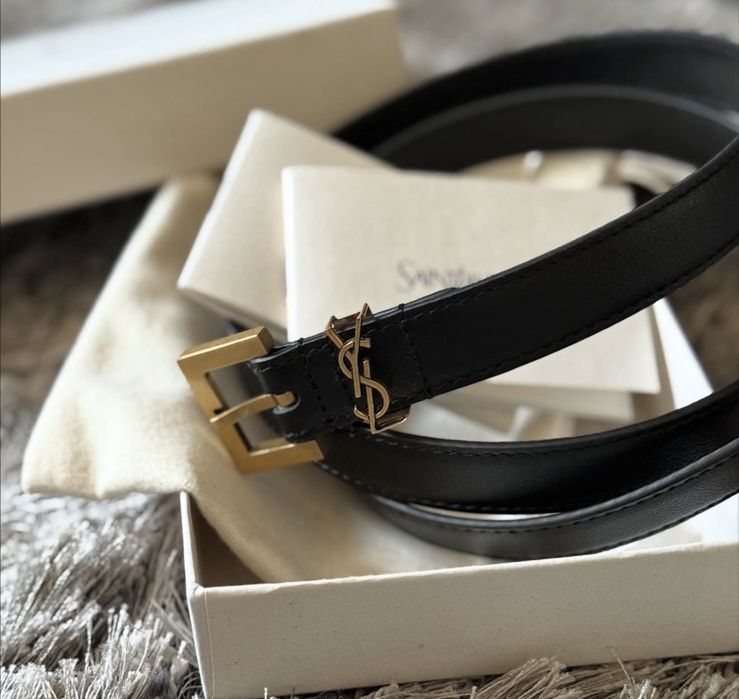 Колан естествена кожа YSL