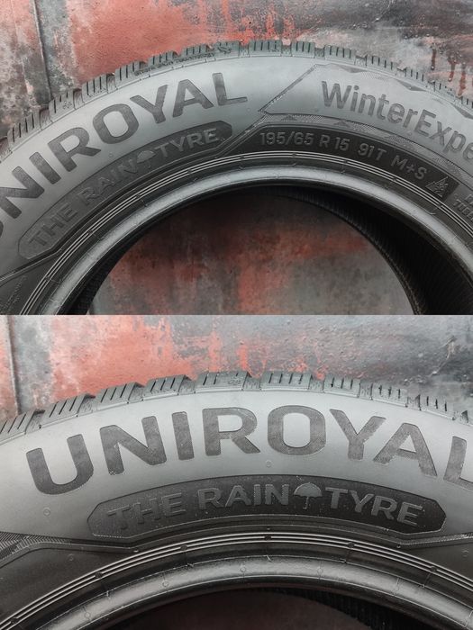 2бр. зимни гуми 195/65/15 Uniroyal Winter Expert
dot23
6.9mm
Добро със