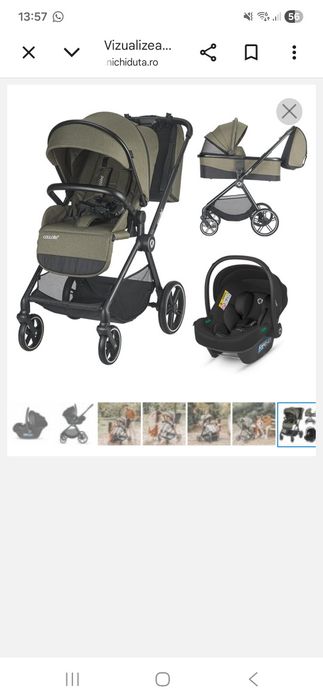 Vând cărucior 3 in 1