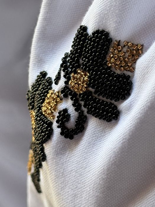 Camasa Traditionala cusuta cu margele MANUAL!