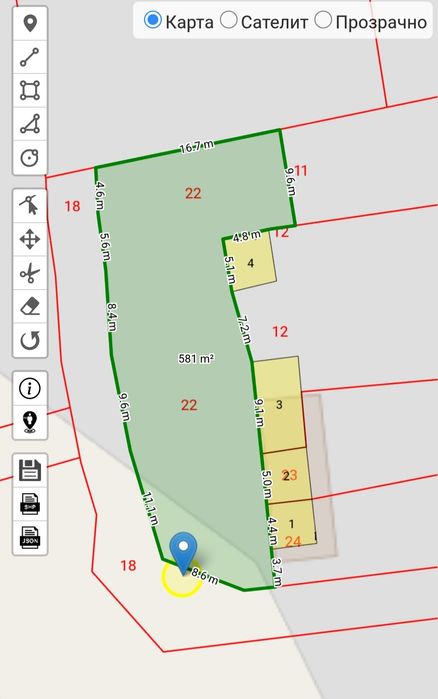Продава се Парцел в Перник, Кошаревска махала - 580 кв.м за 52 €/кв.м - Снимка #3