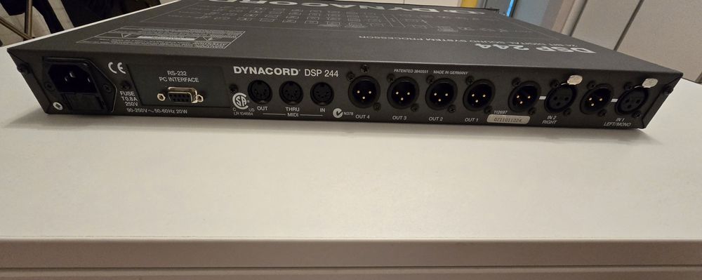 Vand procesor Dynacord Dsp 244 , impecabil Fbt, Rcf, Korg, Xa2