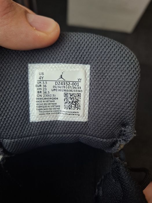 Nike Jordan negri, mărimea  36
