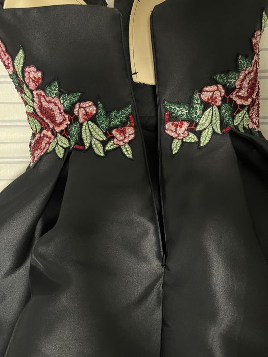 Черна бална рокля BeQueen