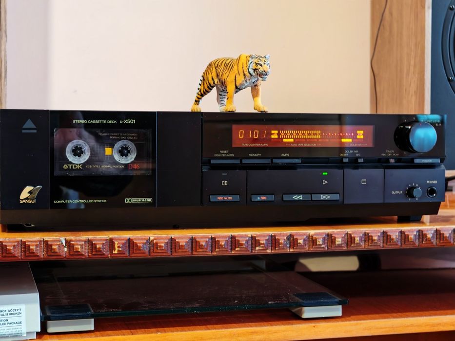 Sansui D-X501. Deck valoros, superb. Estetică de raft. Preț fix !