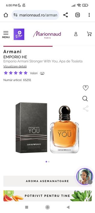 Parfum Emporio Armani Stronger with you 100ml