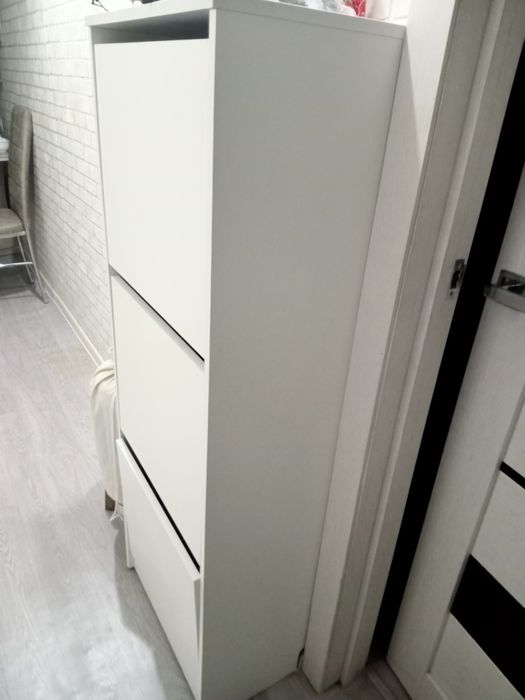 Обувница ИКЕА белая