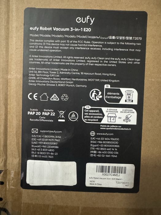 Aspirator Eufy e20 Nou