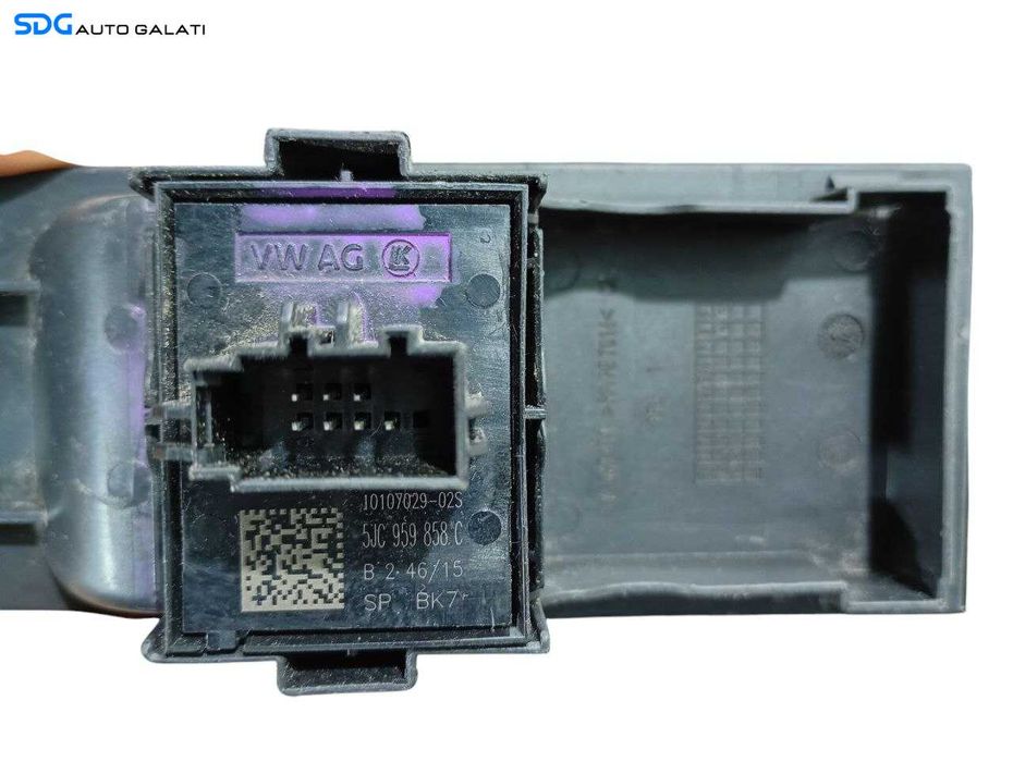 Panou Consola Buton Butoane Actionare Geamuri Skoda Rapid 2012 - 2017 Cod 5JC959858C [LR0843]