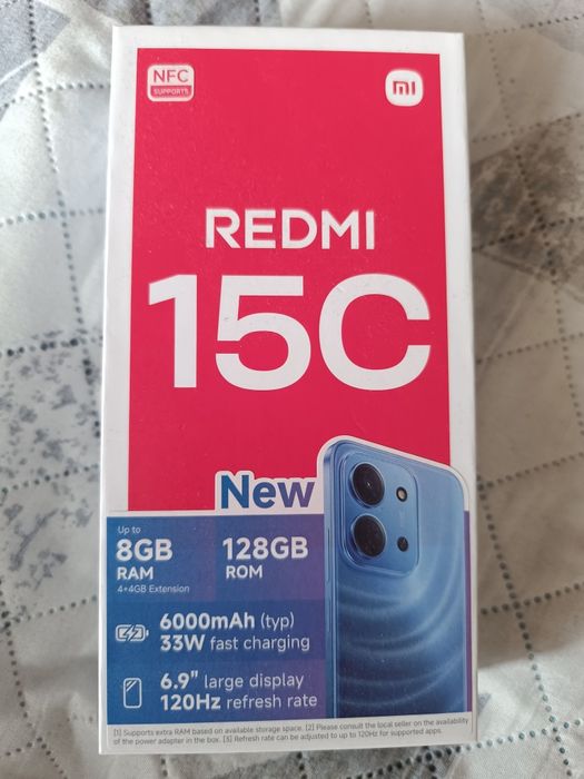 Продава се телефон Redmi 15 C New