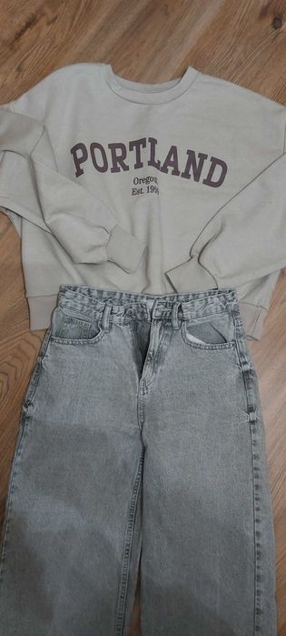 Дънки и суичър за 158